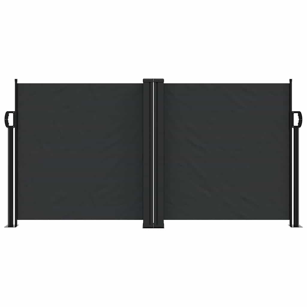 Pare-brise Vidaxl extensible 120x600 cm noir