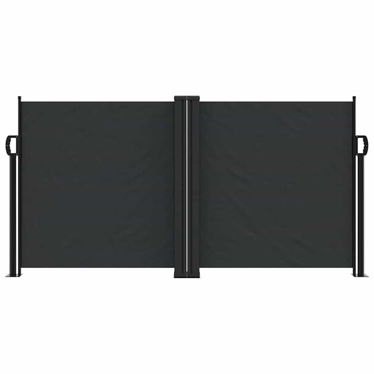 Pare-brise Vidaxl extensible 120x600 cm noir