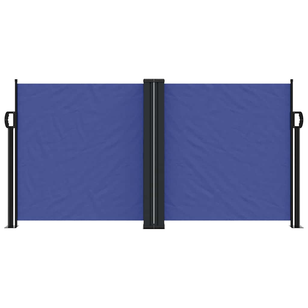 Pare-brise Vidaxl extensible 120x600 cm bleu