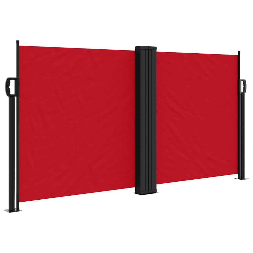 Pare-brise Vidaxl extensible 120x600 cm rouge