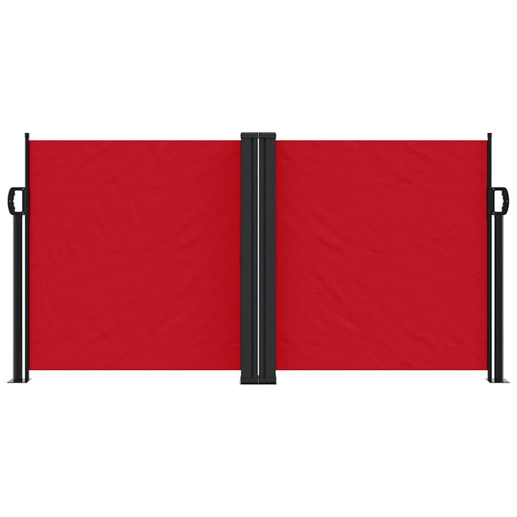 Pare-brise Vidaxl extensible 120x600 cm rouge