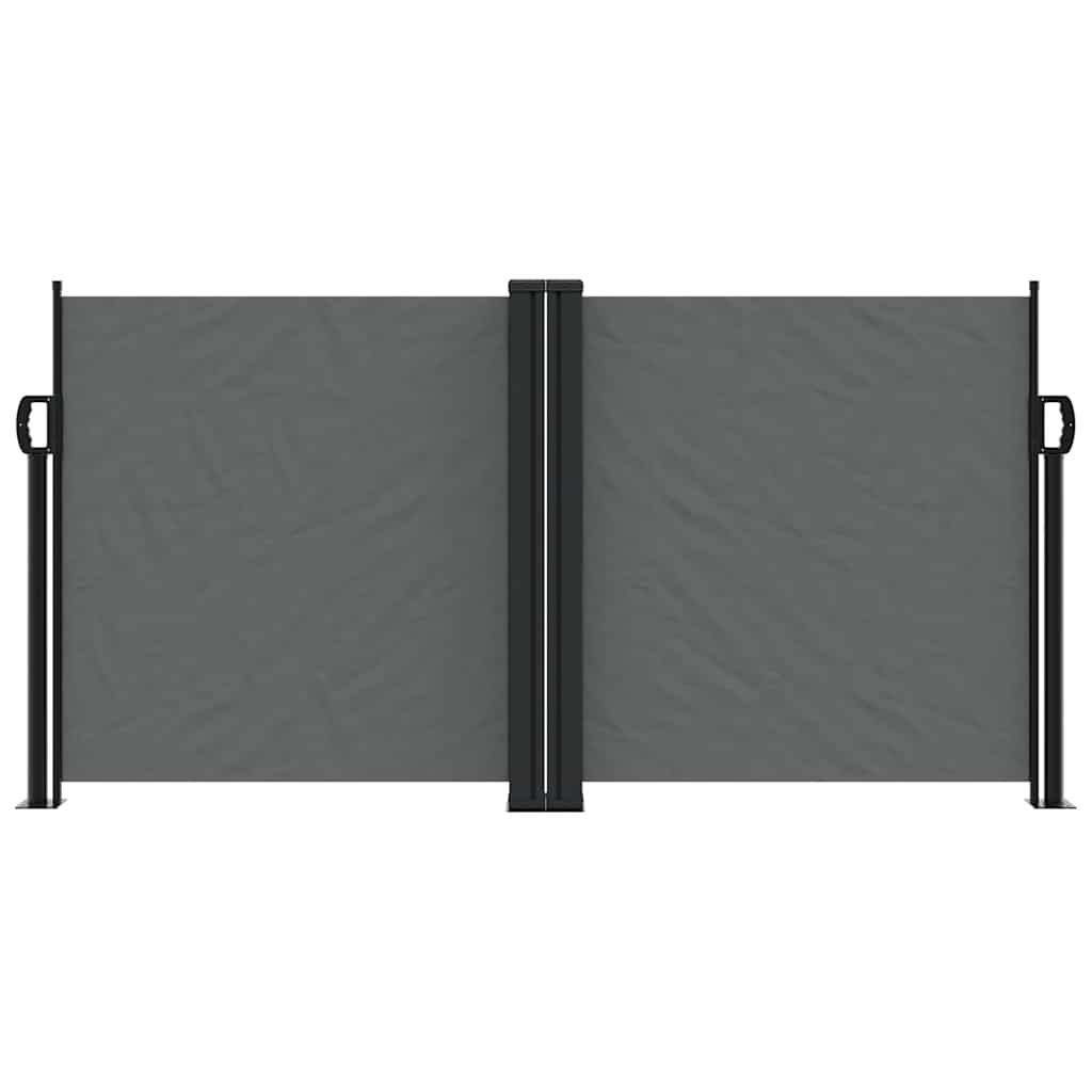 Pare-brise Vidaxl extensible 120x600 cm anthracite