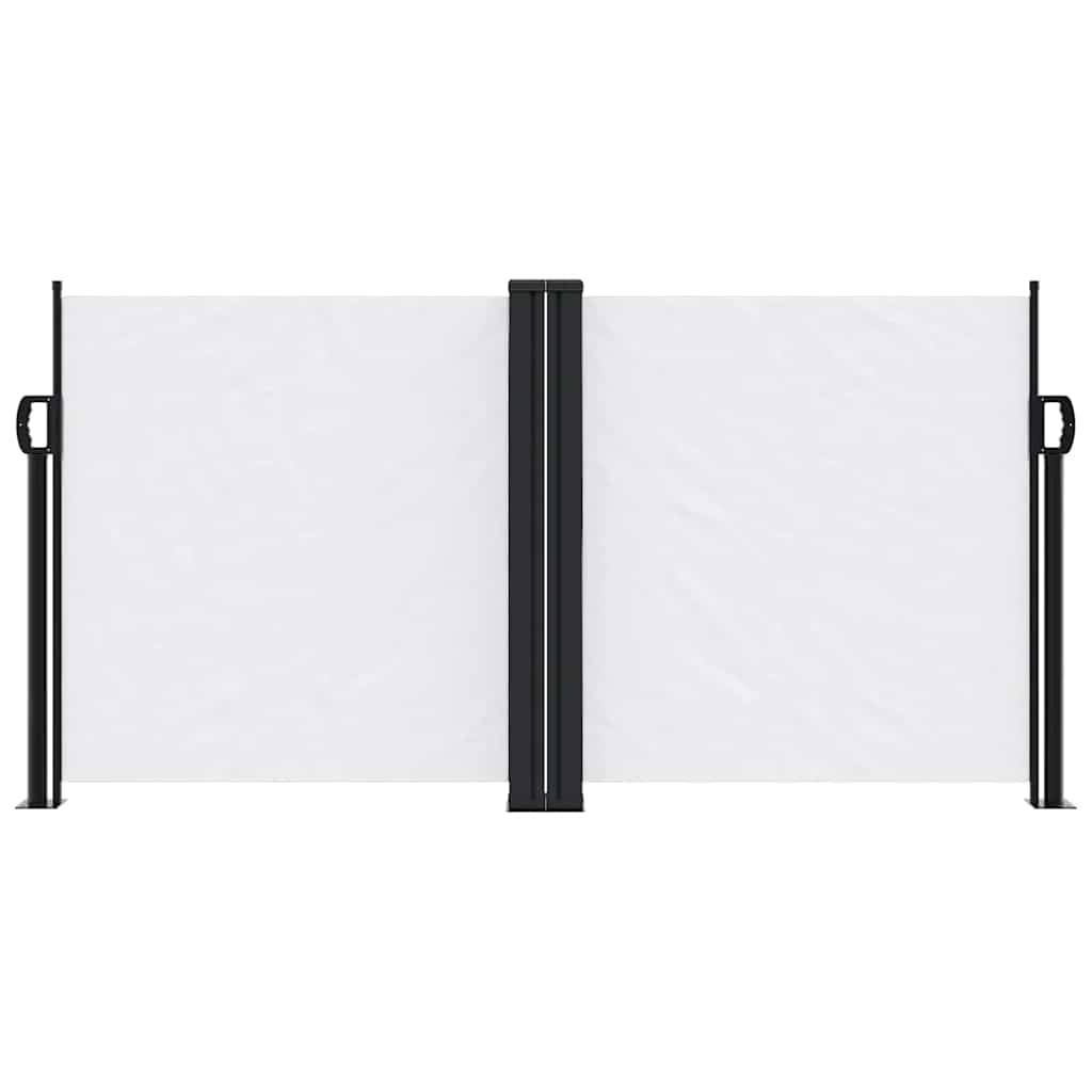 Pare-brise Vidaxl extensible 120x600 cm blanc