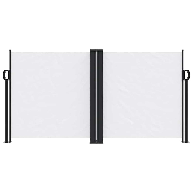 Pare-brise Vidaxl extensible 120x600 cm blanc
