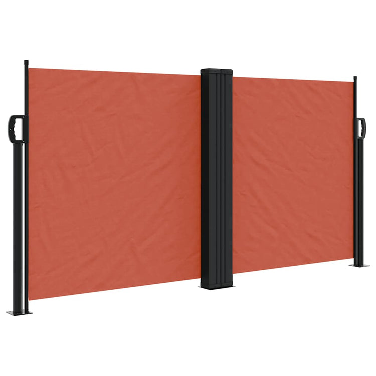 Pare-brise Vidaxl extensible 120x600 cm terre casse
