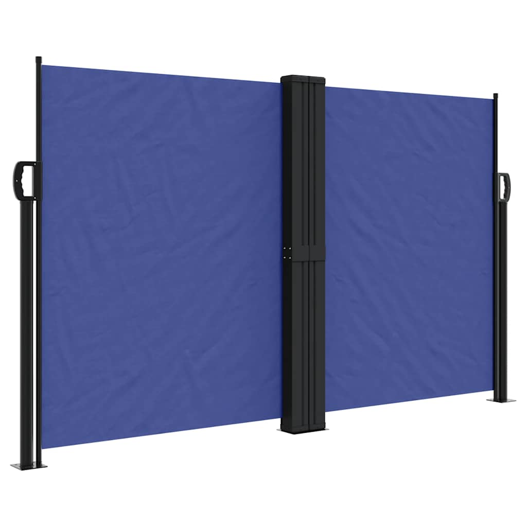 Pare-brise Vidaxl extensible 140x600 cm bleu
