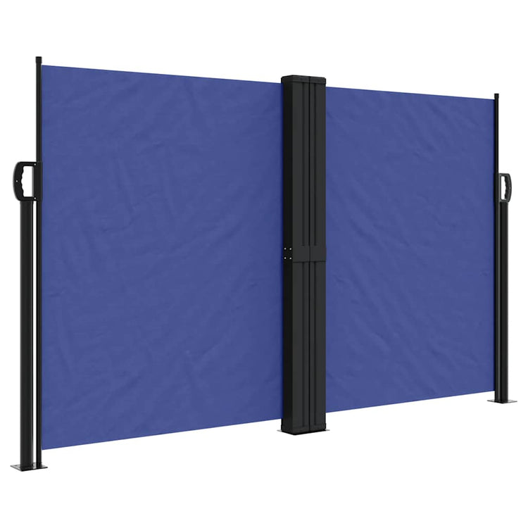 Pare-brise Vidaxl extensible 140x600 cm bleu