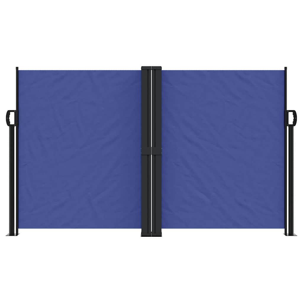 Pare-brise Vidaxl extensible 140x600 cm bleu