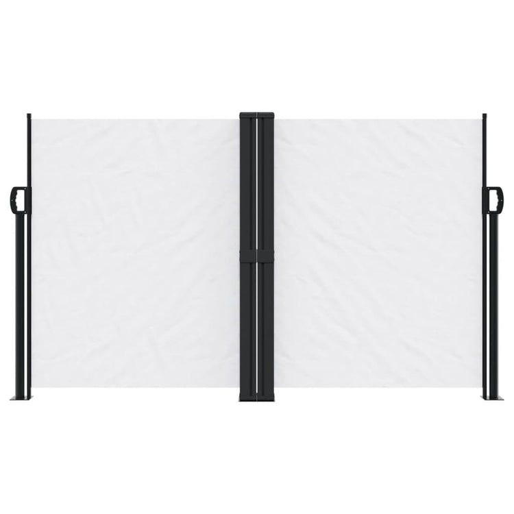 Pare-brise Vidaxl extensible 140x600 cm blanc