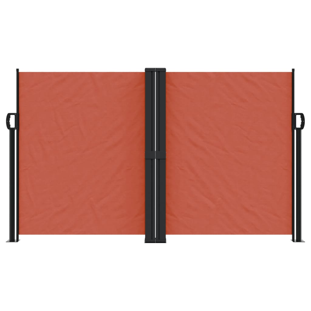 Pare-brise Vidaxl extensible 140x600 cm terre casse