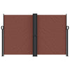 Pare-brise Vidaxl extensible 160x600 cm brun