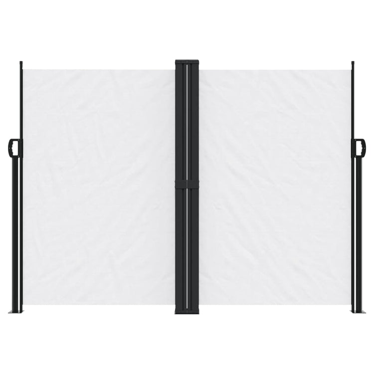 Pare-brise Vidaxl extensible 180x600 cm blanc