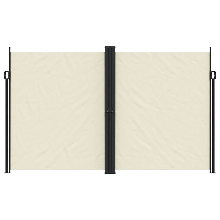 En pare-brise Vidaxl extensible 200x600 cm Crème-Colored