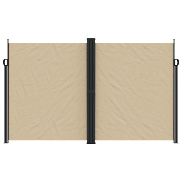 Pare-brise vidaxl extensible 200x600 cm beige