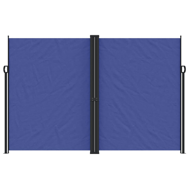 Pare-brise Vidaxl extensible 220x600 cm bleu
