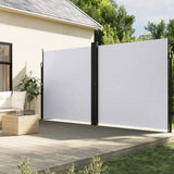 Pare-brise Vidaxl extensible 220x600 cm blanc - afbeelding 1
