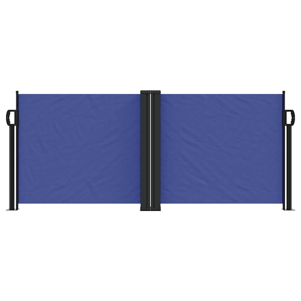 Pare-brise vidaxl extensible 100x1000 cm bleu