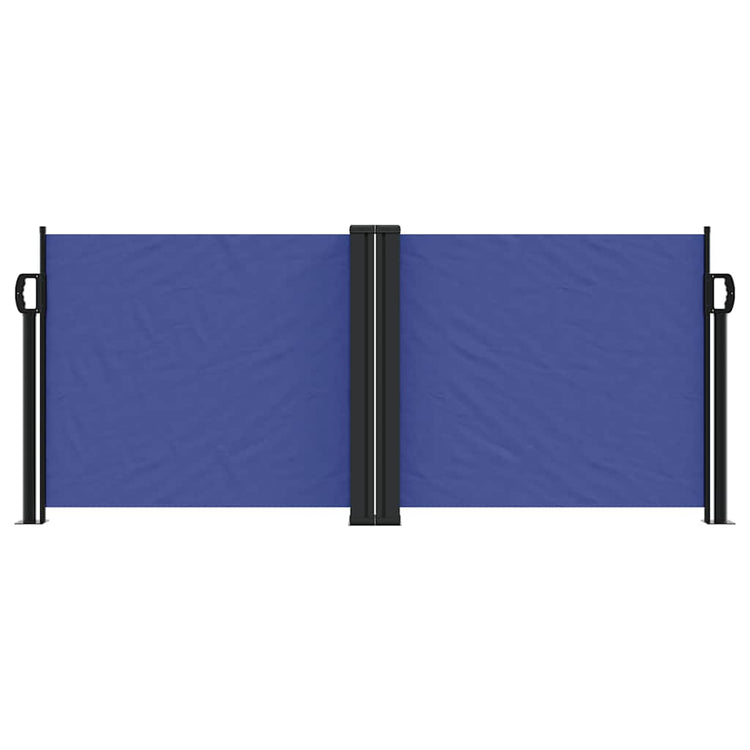 Pare-brise vidaxl extensible 100x1000 cm bleu