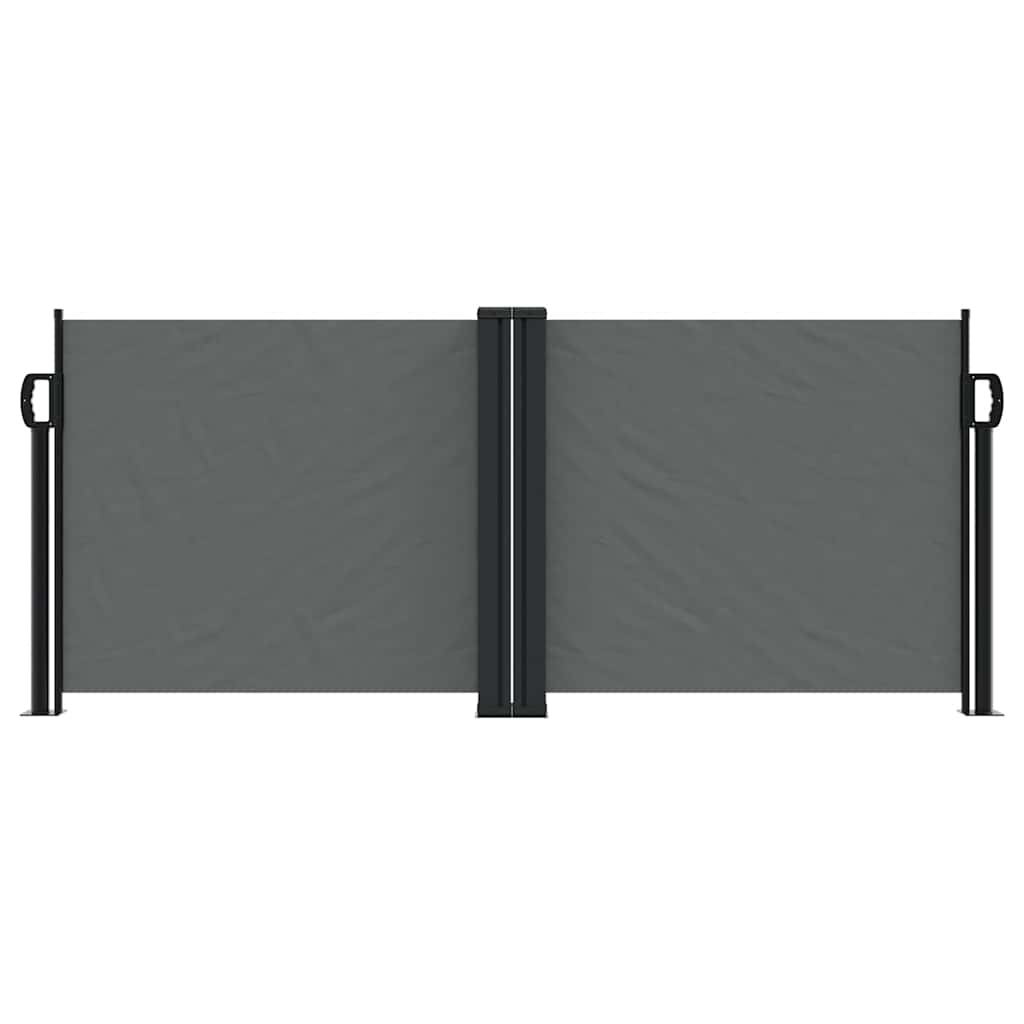 Pare-brise vidaxl extensible 100x1000 cm anthracite