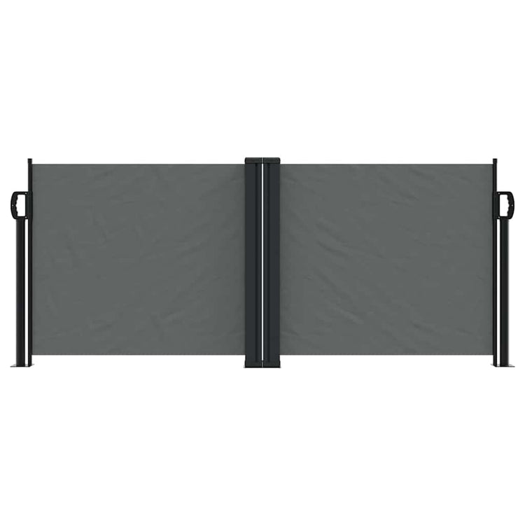 Pare-brise vidaxl extensible 100x1000 cm anthracite