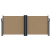 Pare-brise vidaxl extensible 100x1000 cm taupe