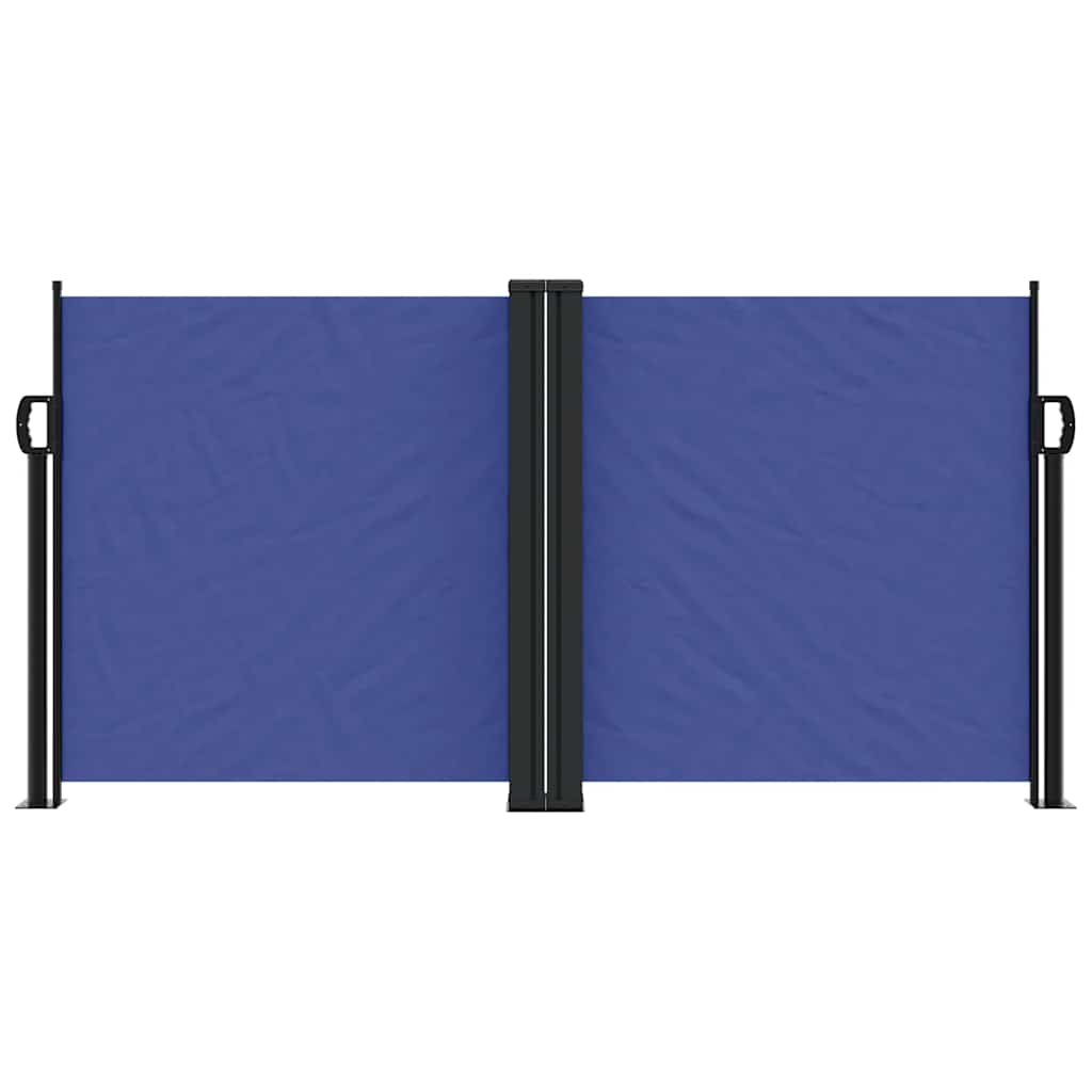 Pare-brise Vidaxl extensible 120x1000 cm bleu