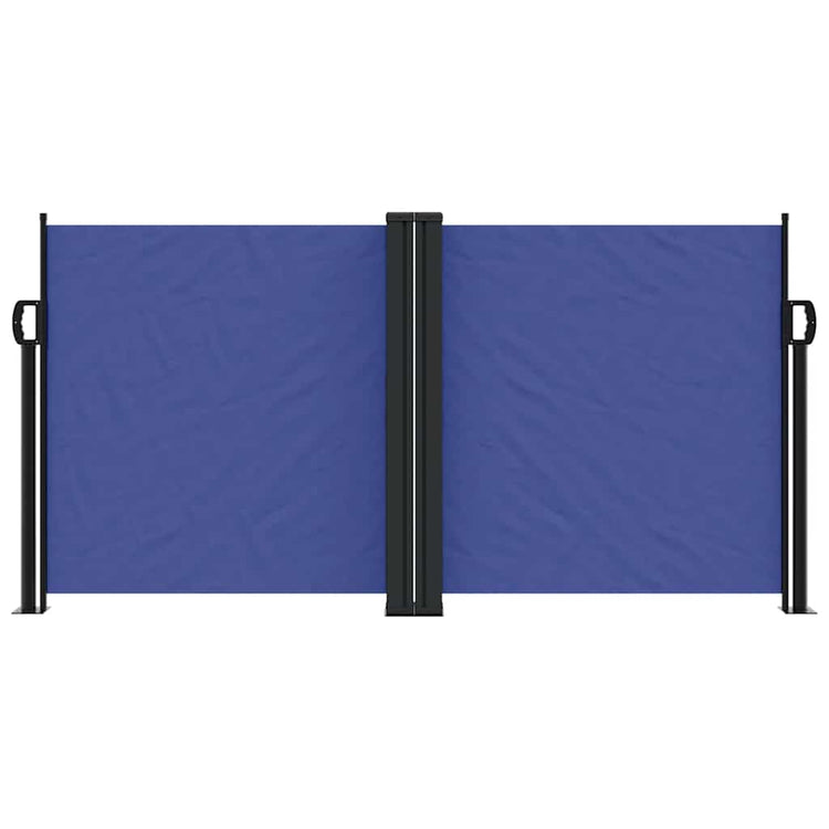 Pare-brise Vidaxl extensible 120x1000 cm bleu