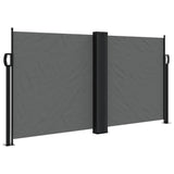 Pare-brise vidaxl extensible 120x1000 cm anthracite - afbeelding 2