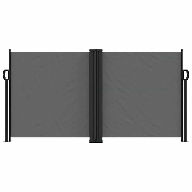 Pare-brise vidaxl extensible 120x1000 cm anthracite