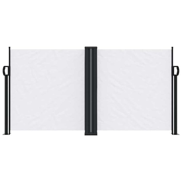 Pare-brise Vidaxl extensible 120x1000 cm blanc