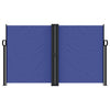 Pare-brise Vidaxl extensible 140x1000 cm bleu