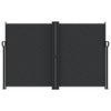 Pare-brise Vidaxl extensible 160x1000 cm noir