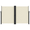 En pare-brise Vidaxl extensible 160x1000 cm Crème -colored