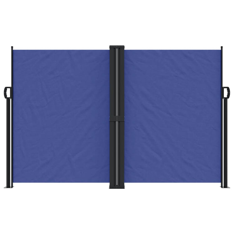 Pare-brise Vidaxl extensible 160x1000 cm bleu