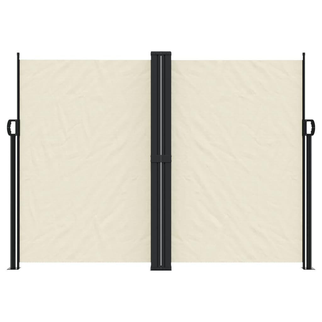 Pare-brise vidaxl extensible 180x1000 cm noir