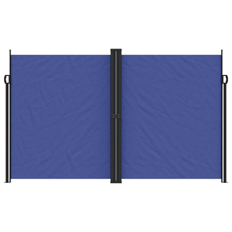 Pare-brise vidaxl extensible 200x1000 cm bleu