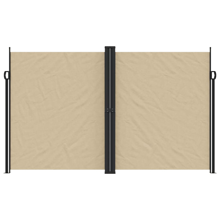 Pare-brise vidaxl extensible 200x1000 cm beige