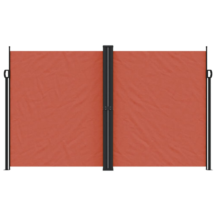 Pare-brise vidaxl extensible 200x1000 cm de couleur terrestre