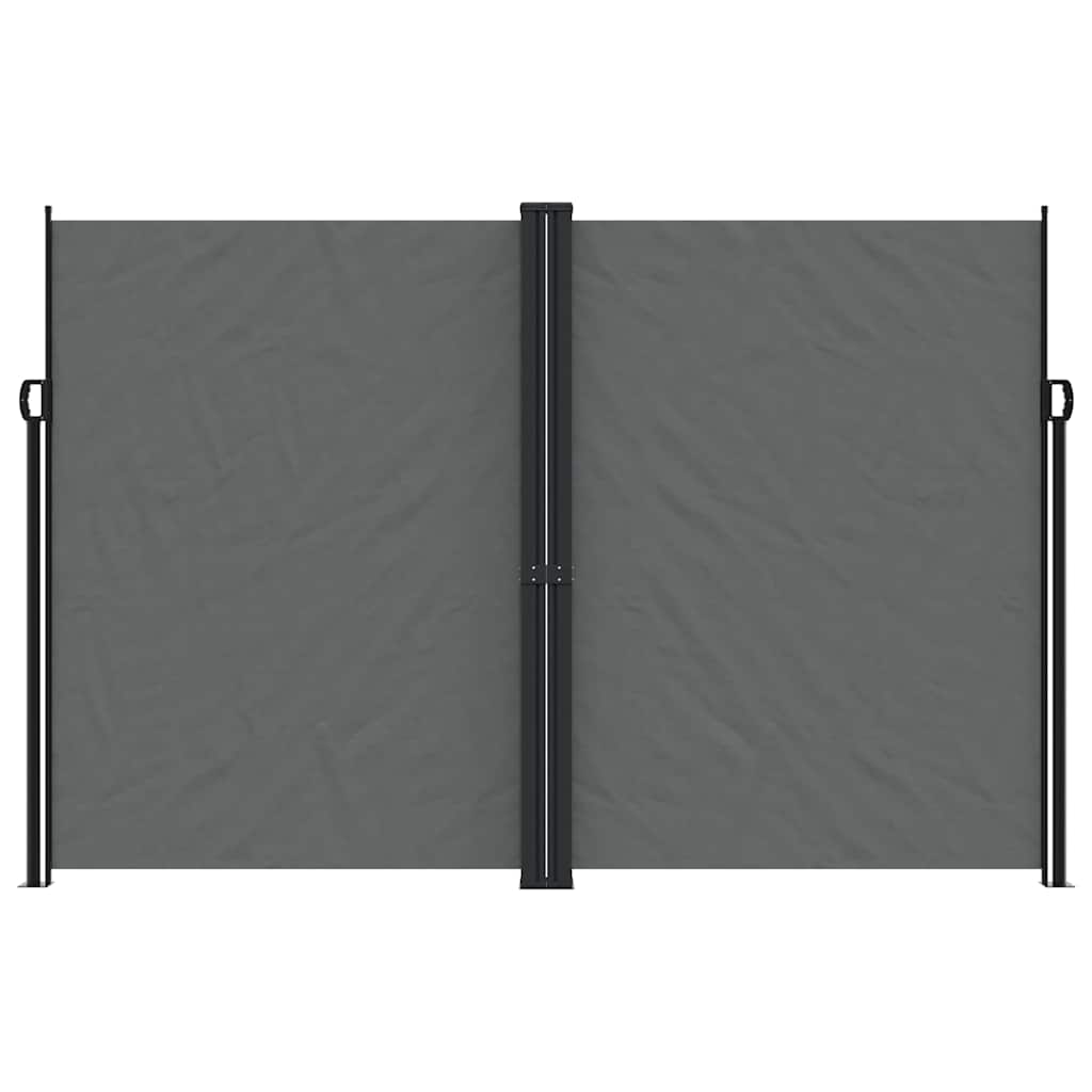 Pare-brise Vidaxl extensible 220x1000 cm anthracite -colored