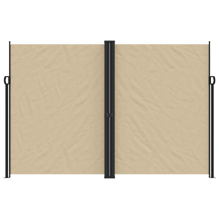 Pare-brise vidaxl extensible 220x1000 cm beige
