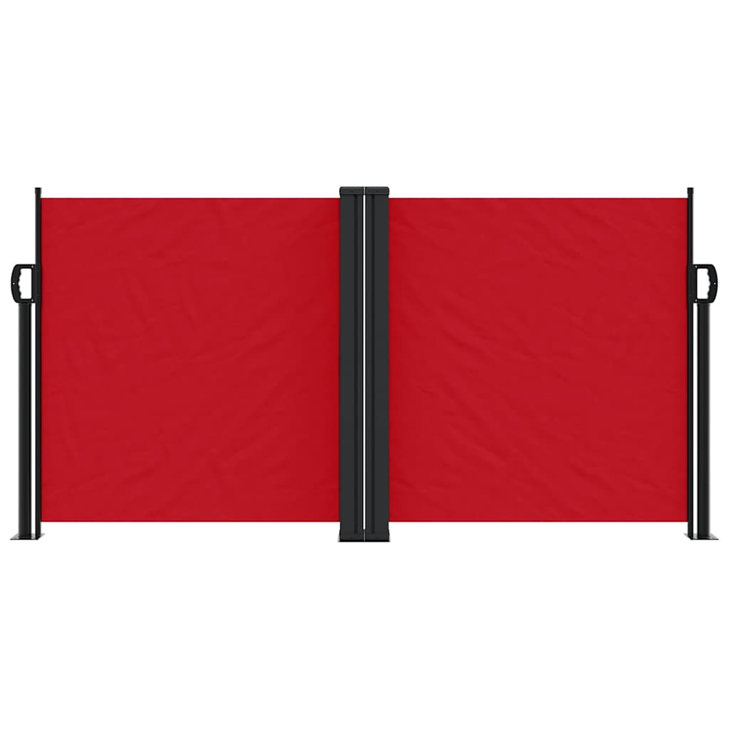 Pare-brise Vidaxl extensible 120x1200 cm rouge