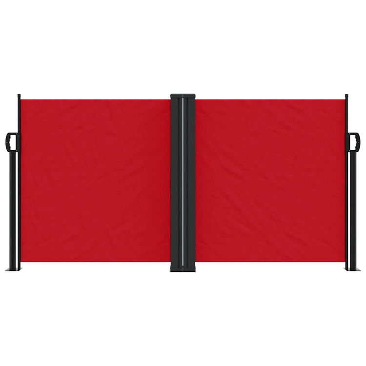 Pare-brise Vidaxl extensible 120x1200 cm rouge