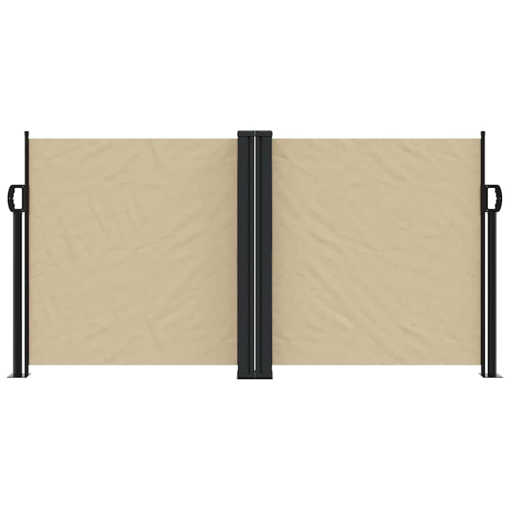 Pare-brise vidaxl extensible 120x1200 cm beige