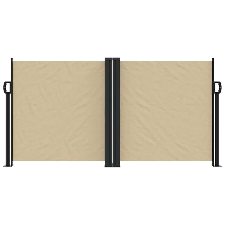 Pare-brise vidaxl extensible 120x1200 cm beige