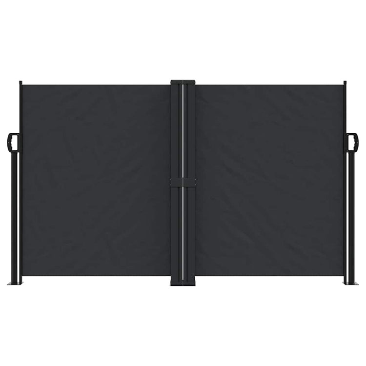 Pare-brise Vidaxl extensible 140x1200 cm noir