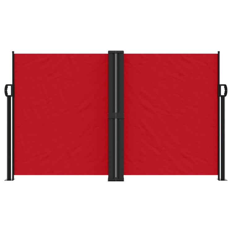 Pare-brise Vidaxl extensible 140x1200 cm rouge