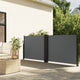 Pare-brise Vidaxl extensible 140x1200 cm anthracite -colored