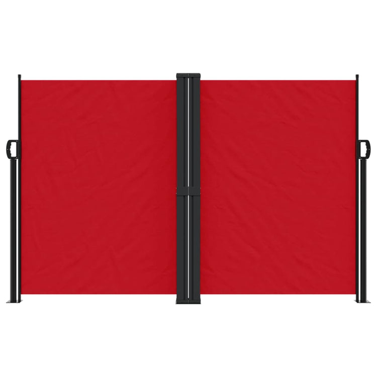 Pare-brise Vidaxl extensible 160x1200 cm rouge
