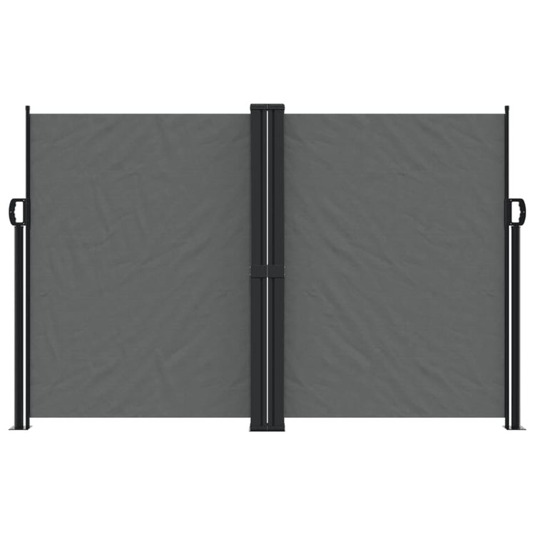 Pare-brise Vidaxl extensible 160x1200 cm anthracite -colored