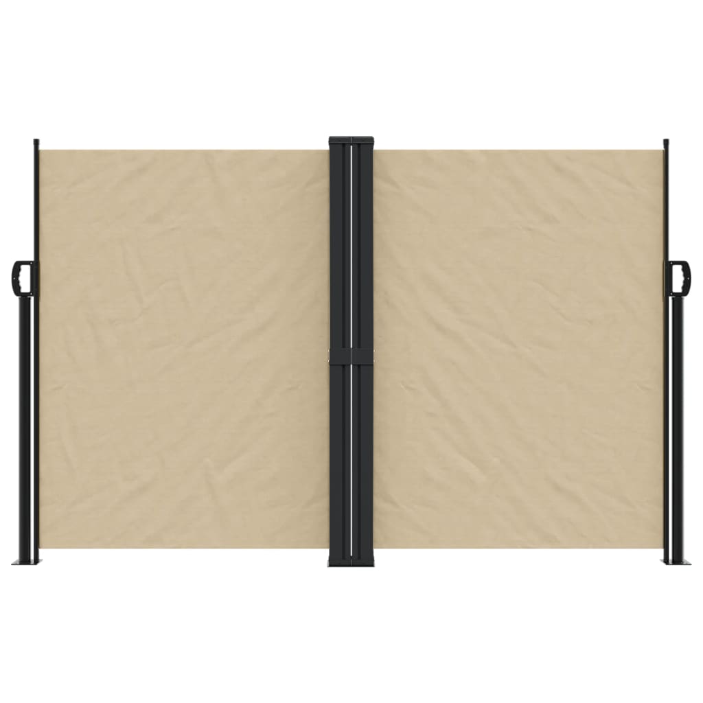 Pare-brise vidaxl extensible 160x1200 cm beige